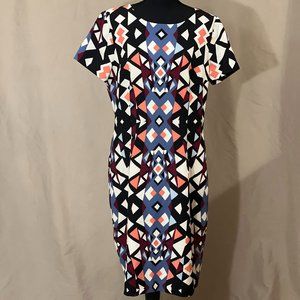 Talbot multicolor print dress
